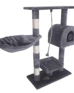 Leopet® KBM001 2grau Cat Tree Scratching Post Kitten Climbing Excercise Activity Centre Sisal