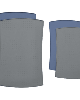 PetFusion Pet Food Mat in Premium FDA Grade Silicone (Large, Grey)